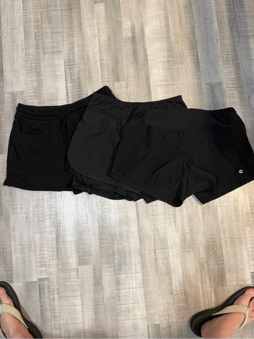 Lot of 3 Women’s Athletic Shorts Medium RBX Apana Reebok Black Activewear